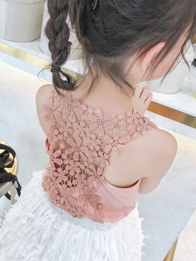 Maieu pentru copii pentru o fata cu dantela in mai multe culori