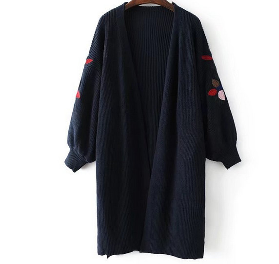 Cardigan dama in mai multe culori cu decor interesant