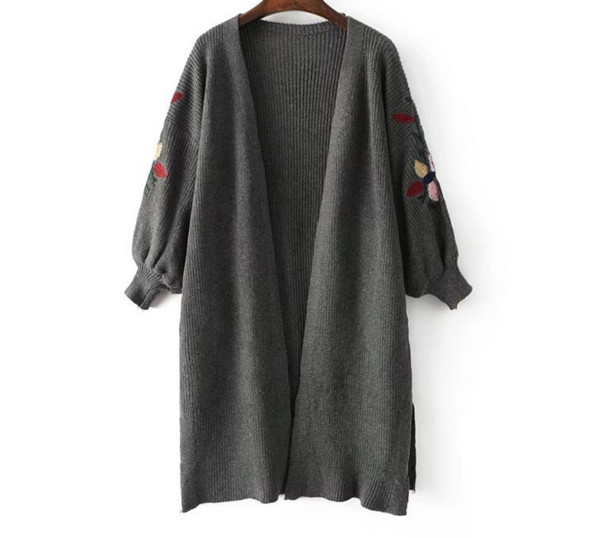 Cardigan dama in mai multe culori cu decor interesant