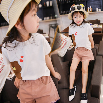 Καθημερινή παιδική μπλούζα για κορίτσια με δύο μοντέλα