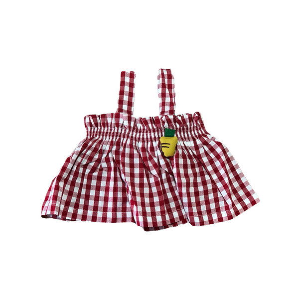 Παιδικό αμάνικο  με φαρδιές λωρίδες ώμου και διακόσμηση