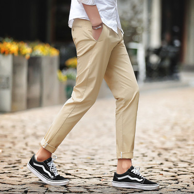 Κομψά ανδρικά παντελόνια με μήκος 9/10 σε διάφορα χρώματα
