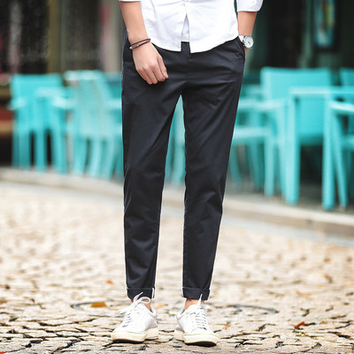 Κομψά ανδρικά παντελόνια με μήκος 9/10 σε διάφορα χρώματα