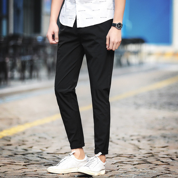 Pantaloni de bărbați sport-eleganți în patru culori