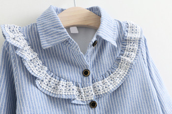 Παιδικό πουκάμισο για κορίτσια με μακριά μανίκια  - δύο χρώματα