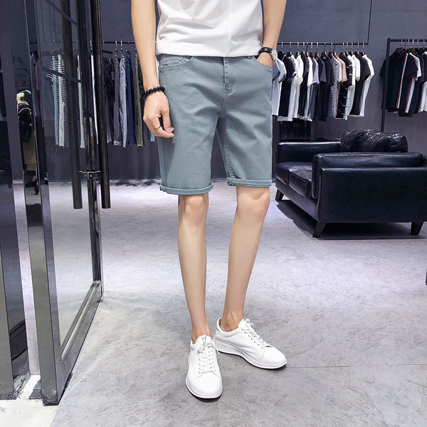 Pantaloni scurți din denim pentru bărbați în mai multe culori