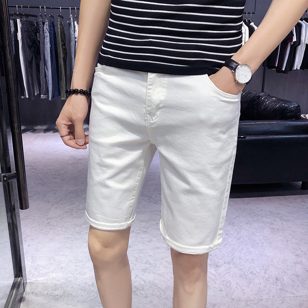 Pantaloni scurți din denim pentru bărbați în mai multe culori