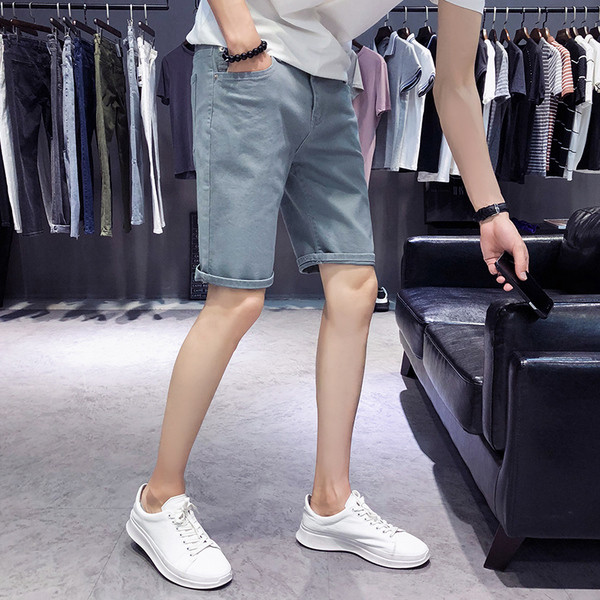 Pantaloni scurți din denim pentru bărbați în mai multe culori