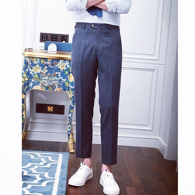 Ανδρικά παντελόνια σε τρία χρώματα - ευρύ μοτίβο