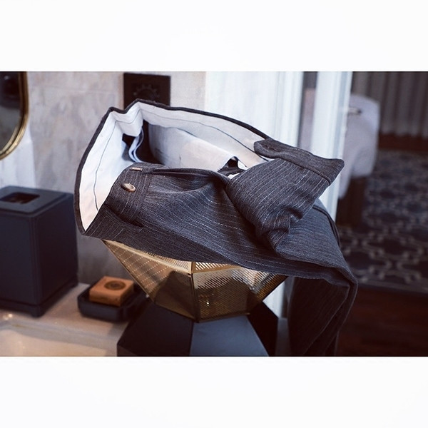 Ανδρικά παντελόνια σε τρία χρώματα - ευρύ μοτίβο