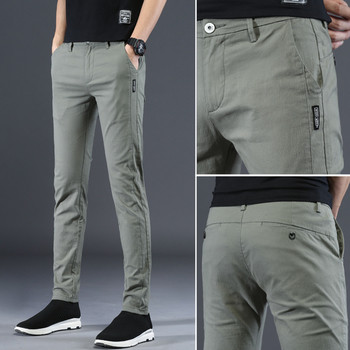 Спортно-елегантен мъжки панталон в няколко цвята - Slim модел