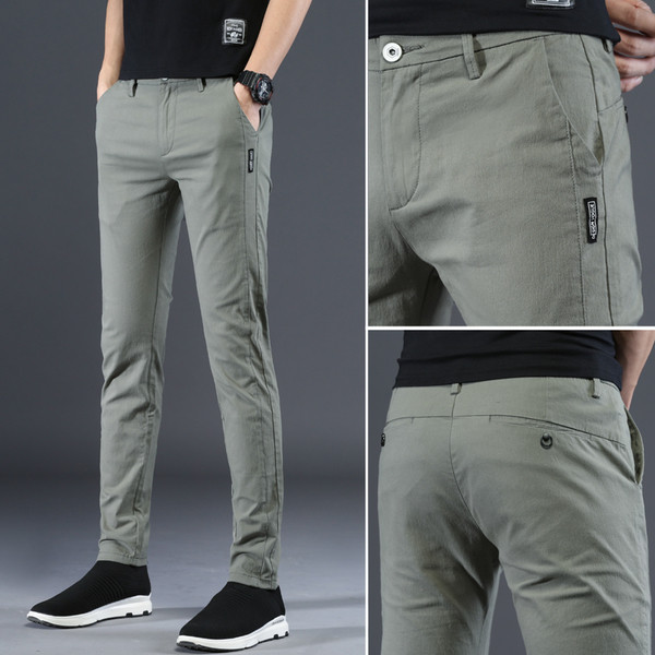 Pantaloni barbatesti sport-eleganti in mai multe culori - model Slim