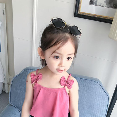 Παιδικά σετ για κορίτσια δύο τεμαχίων - μπλούζα με κορδέλα + μακρύ παντελόνι 3 τρία χρώματα