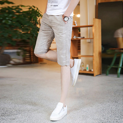 Елегантни мъжки къси панталони в два цвята