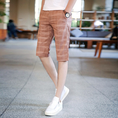 Елегантни мъжки къси панталони в два цвята