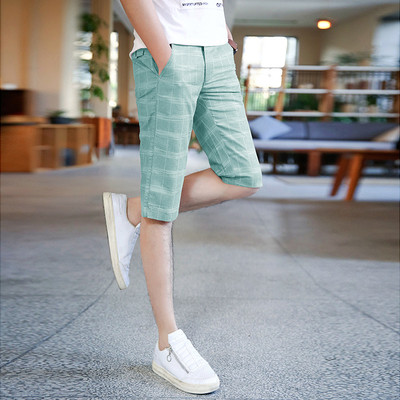 Елегантни мъжки къси панталони в два цвята