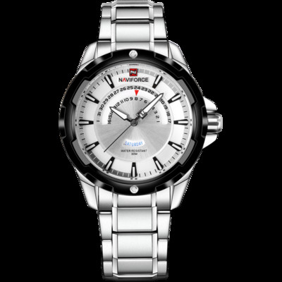 Ceas clasic pentru bărbați cu lanț metalic