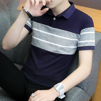 Ανδρικό μπλουζάκι με κολάρο και κουμπιά - διάφορα μοντέλα