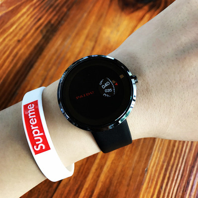 Ρολόι με  δερμάτινο λουρί κατάλληλο για γυναίκες και άνδρες