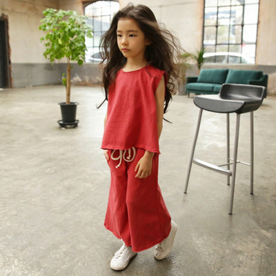 Παιδικό σετ για κορίτσια - μπλούζα  και μακρύ παντελόνι - τέσσερα χρώματα