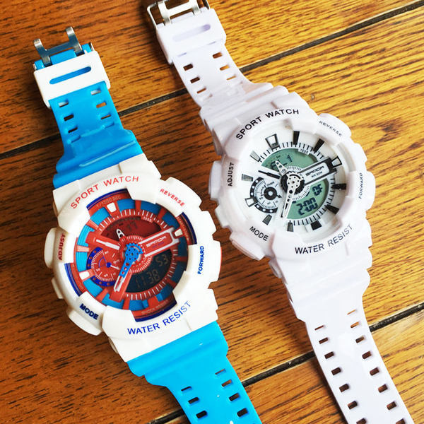 Ceas rezistent la apa in mai multe culori pentru barbati si femei