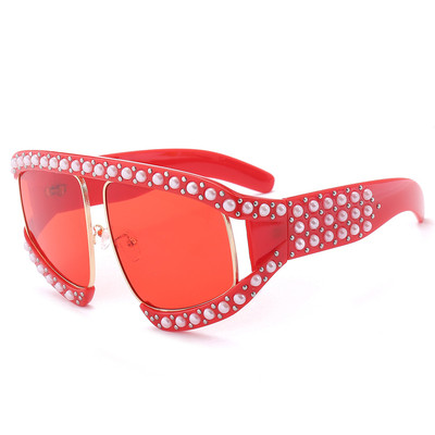 Ochelari de damă non-standard cu perle