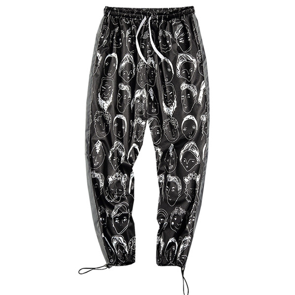 Pantaloni barbati moderni in trei culori - model larg