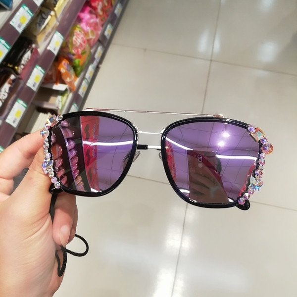 Ochelari de dama in trei culori cu pietre