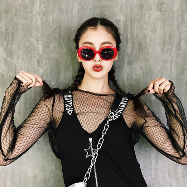 Κγυναικεία γυαλιά ηλίου σε στρογγυλό σχήμα - διάφορα χρώματα