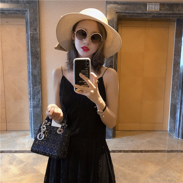 Γυαλιά ηλίου με στρογγυλό σχήμα και πέρλες