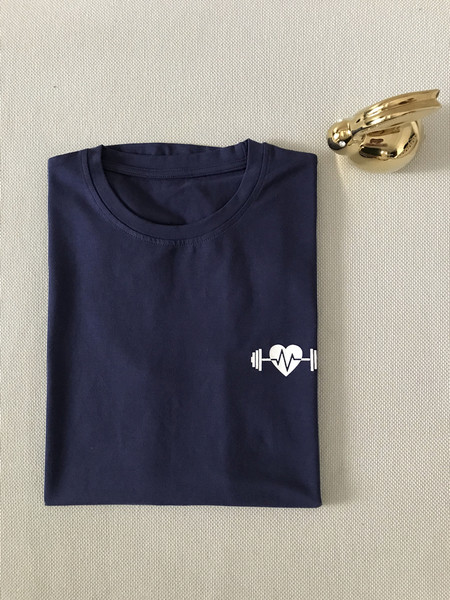 Maieu sport-casual pentru bărbați cu imprimeu și inscripție