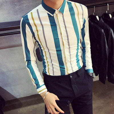 Νέο κομψό κοντομάνικο ανδρικό  πουκάμισο  σε δύο χρώματα