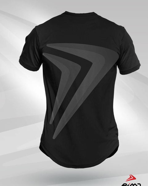 Ανδρικό μπλουζάκι σε μαύρο και άσπρο με επιγραφή