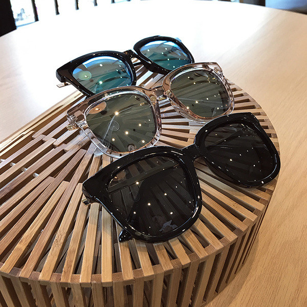 Σύγχρονα γυαλιά ηλίου με χοντρά πλαίσια