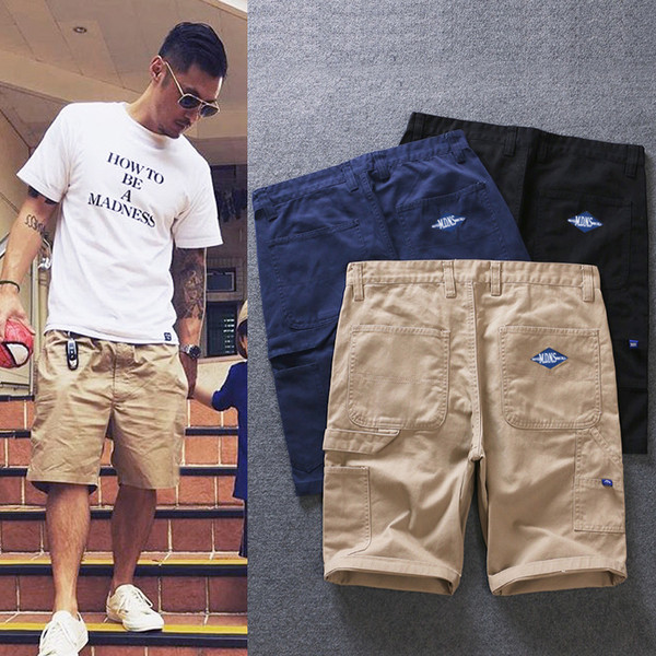 Pantaloni scurți casual pentru bărbați în trei culori