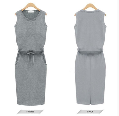 Rochie casual de dama cu decolteu O in mai multe culori