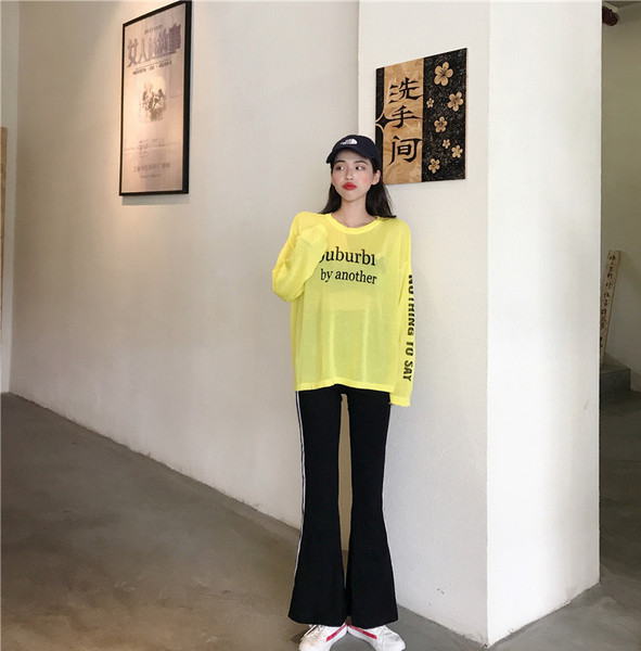 Γυναικεία μπλούζα με μακρύ μανίκι και επιγραφή