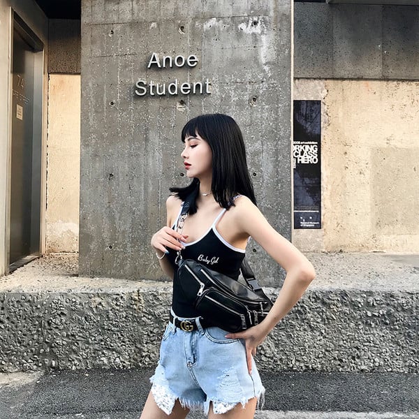 Модери дамски къси панталони с висока талия