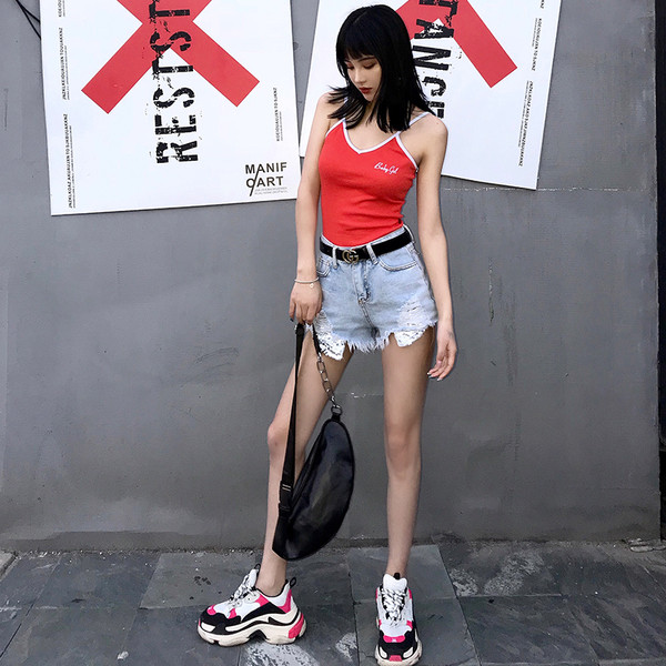 Модери дамски къси панталони с висока талия