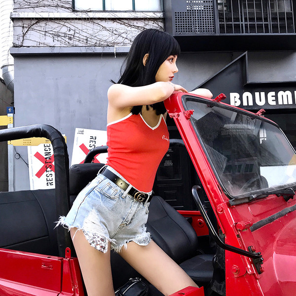 Модери дамски къси панталони с висока талия