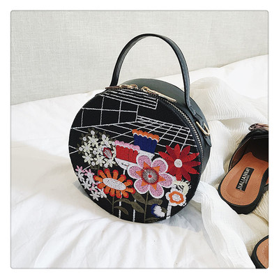 Τσάντα γυναικών με floral μοτίβα σε τέσσερα χρώματα