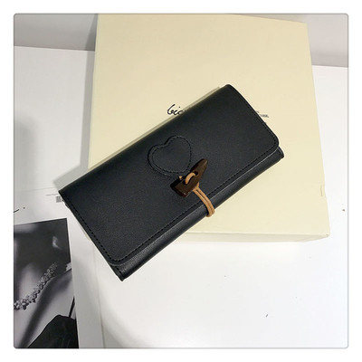 Μακρύ γυναικείο πορτοφόλι με τρισδιάστατη διακόσμηση