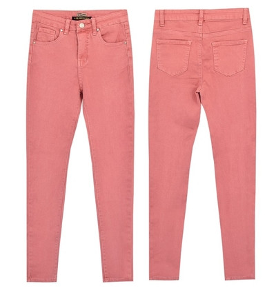 Blugi de dama in culoare roz model Slim