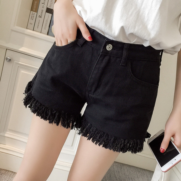 Pantaloni scurti de dama in doua culori