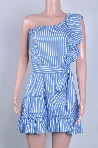 Rochie de damă cu dungi HIT Ethereal