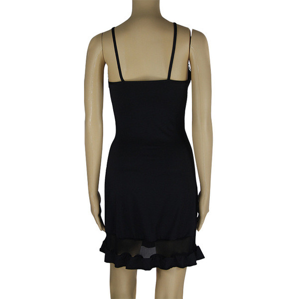 NOU Rochie elegantă de damă, cu decolteu în V și dantelă