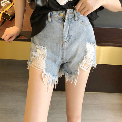 Τρέχον σύντομα σορτς κυρίες σε ανοιχτόχρωμο χρώμα και ψηλή μέση