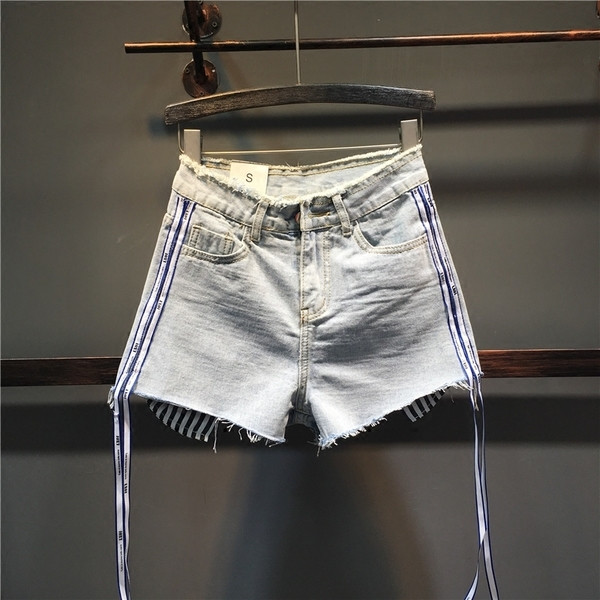 Νέα μοντέλα κυρίες μικρά τζιν με υψηλή μέση και ποδόγυρο