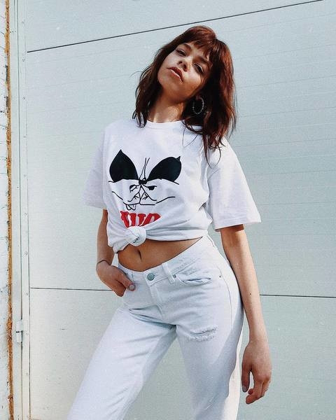 Tricou casual dama cu imprimeu interesant