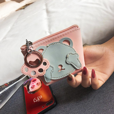 Γυναικείο πορτοφόλι με διακόσμηση και αξεσουάρ σε τέσσερα χρώματα